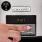 Crock-Pot 7.5L Digital Slow Cooker Black Stainless Steel