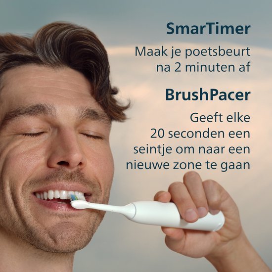 Philips Sonicare 5500 Elektrische Tandenborstel - Wittere Tanden, 2 Poetsstanden, Druksensor