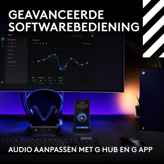 Logitech G Astro A50 Lightspeed Draadloze Gaming Headset Zwart