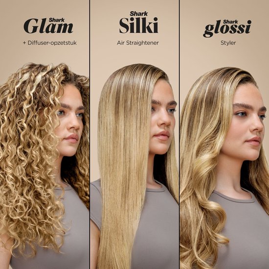 Shark Glam 5-in-1 Multistyler en Föhn HD6051SEU