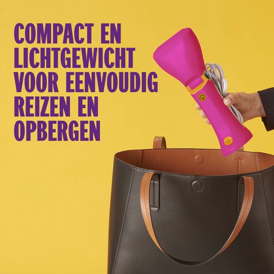 Conair Extreme Steam Roze Handstomer: Snel, Krachtig, Compact voor Reis & Thuis