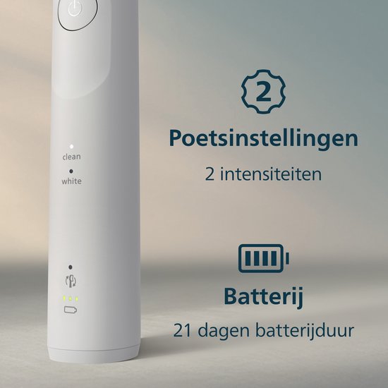 Philips Sonicare 5500 Elektrische Tandenborstel - Wittere Tanden, 2 Poetsstanden, Druksensor