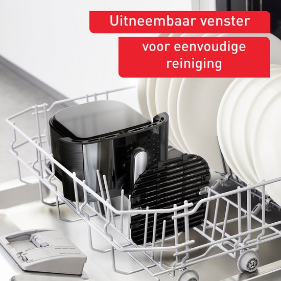 Tefal Easy Fry & Grill Vision Heteluchtfriteuse EY5068: 4.2L, 1550W, Grill, Kijkvenster