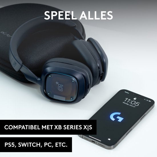 Logitech G Astro A30 Draadloze Gaming Headset Bluetooth Multi-Platform Playstation Lichtgewicht Navy