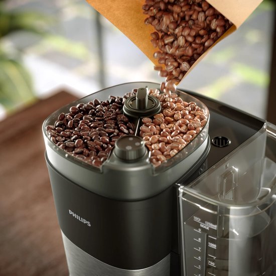 Philips All-in-1 Brew Filter Koffiezetapparaat HD7900/50 met Molen Zwart