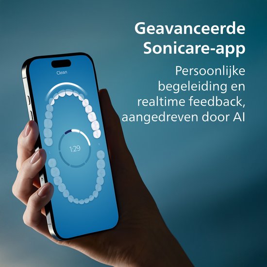 Philips Sonicare DiamondClean Prestige 9900 HX9992/44 Elektrische Tandenborstel Champagne SenseIQ AI