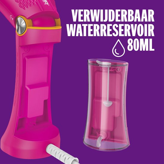 Conair Extreme Steam Roze Handstomer: Snel, Krachtig, Compact voor Reis & Thuis