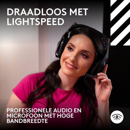Logitech G Astro A50 Lightspeed Draadloze Gaming Headset Zwart
