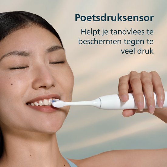 Philips Sonicare 5500 Elektrische Tandenborstel - Wittere Tanden, 2 Poetsstanden, Druksensor