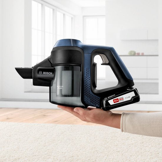 Bosch Unlimited 6 BBS611PCK Draadloze Steelstofzuiger Blauw