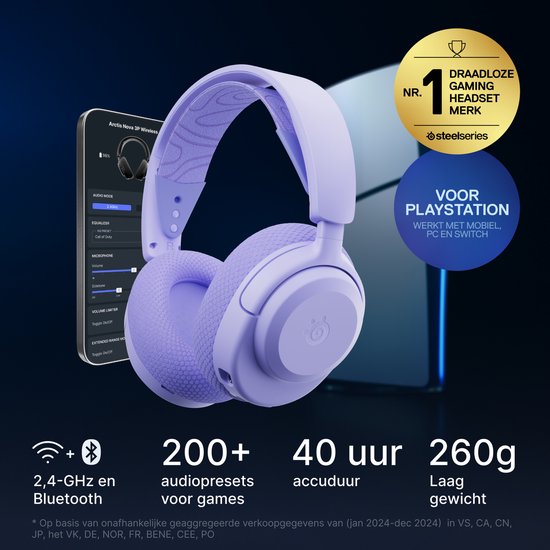 SteelSeries Arctis Nova 3P Draadloze Gaming Headset