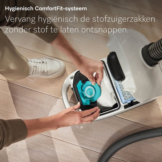 Miele Guard S1 Parquet Flex Stofzuiger met Zak 890W Wit