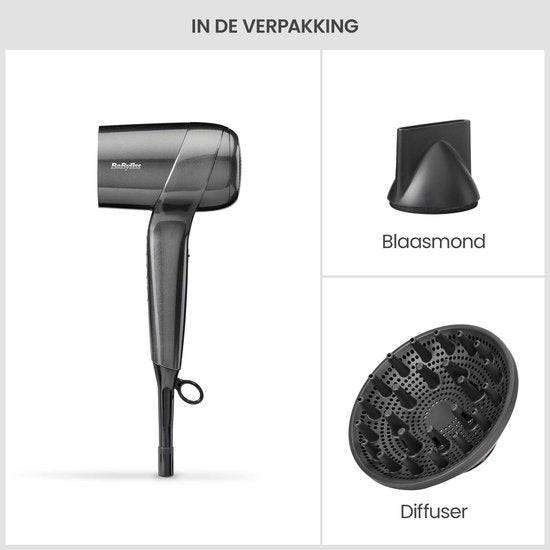 BaByliss Titanium Shine Föhn D6200DE