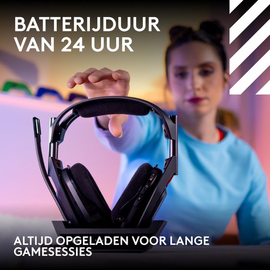 Logitech G Astro A50 Lightspeed Draadloze Gaming Headset Zwart