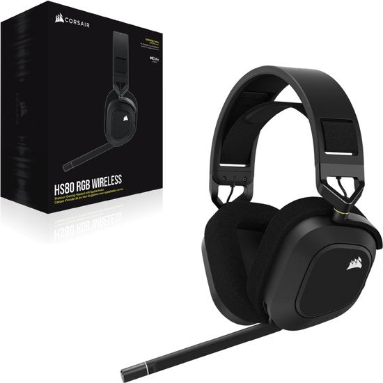 Corsair HS80 Draadloze RGB Gaming Headset