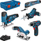 Bosch Professional 12V 5-Delige Accu Gereedschap Combiset met 3 Accu's