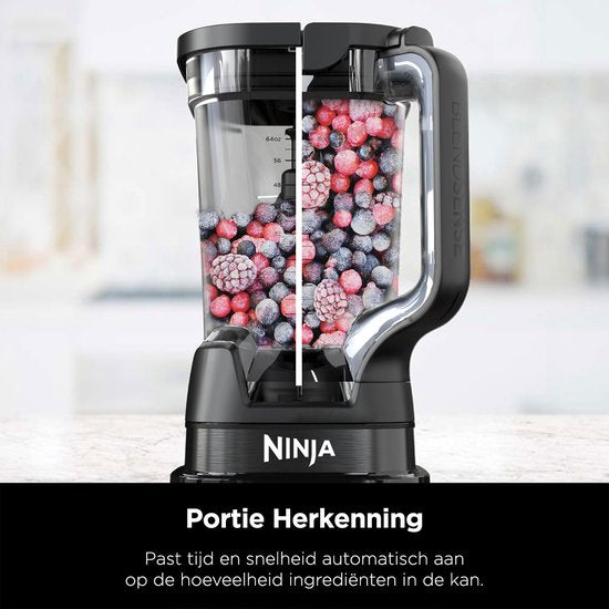Ninja Detect 2-in-1 Blender Smoothie Maker | BlendSense Technologie | 1200W IJscrusher | TB301EU