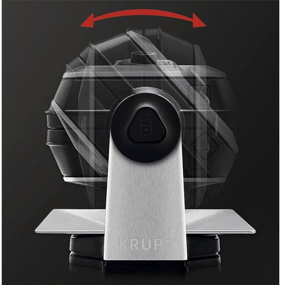 Krups FDD95D Duo Wafelijzer - Krachtig 1400W, Draaibaar, Vaatwasserbestendig