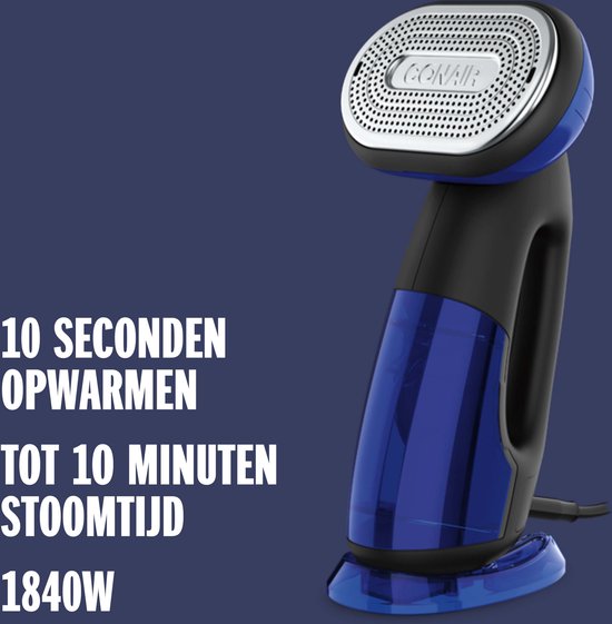 Conair Turbo ExtremeSteam 2-in-1 Handstomer & Strijkijzer: Snel, Krachtig, Compact