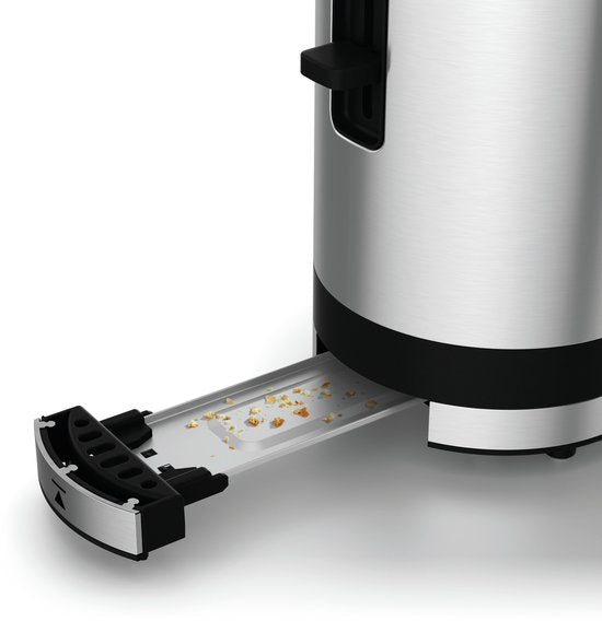 WMF KITCHENminis XXL Broodrooster RVS - Compacte Toaster met Ontdooifunctie