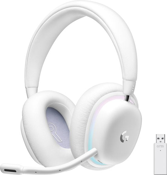 Logitech G735 Aurora Draadloze Gaming Headset Bluetooth Wit