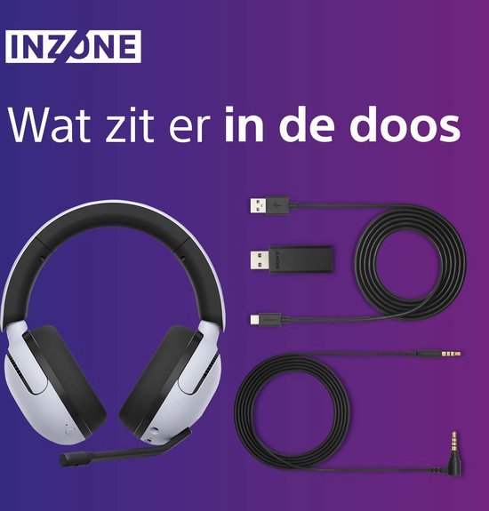 Sony INZONE H5 Draadloze Gaming Headset