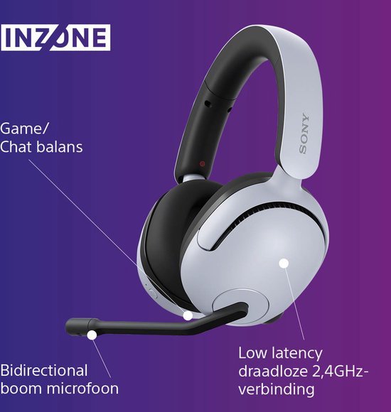 Sony INZONE H5 Draadloze Gaming Headset