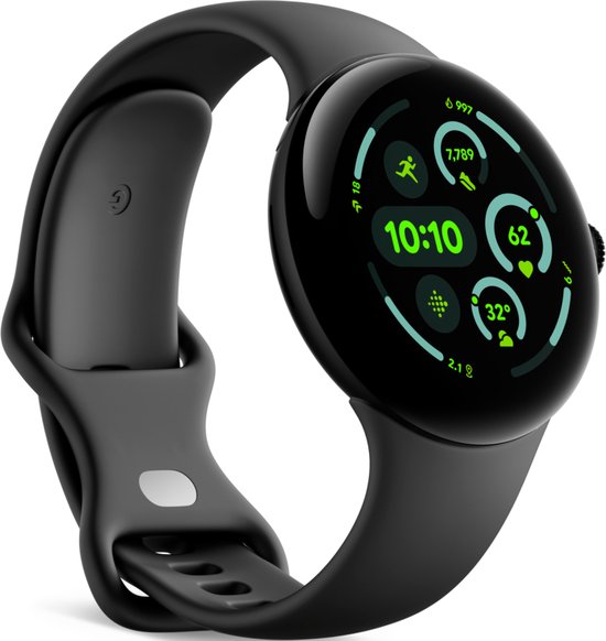 Google Pixel Watch 3: Geavanceerd 45mm Smartwatch met Fitbit Gezondheidsfuncties, Zwart