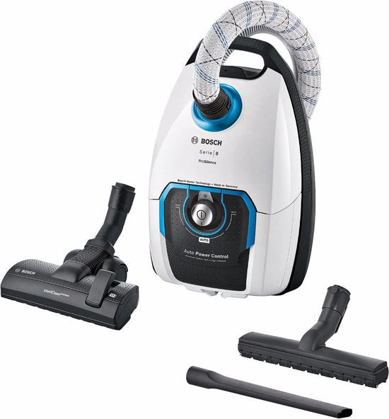 Bosch ProSilence BGL8SIL6 Serie 8 Stofzuiger met Zak Wit