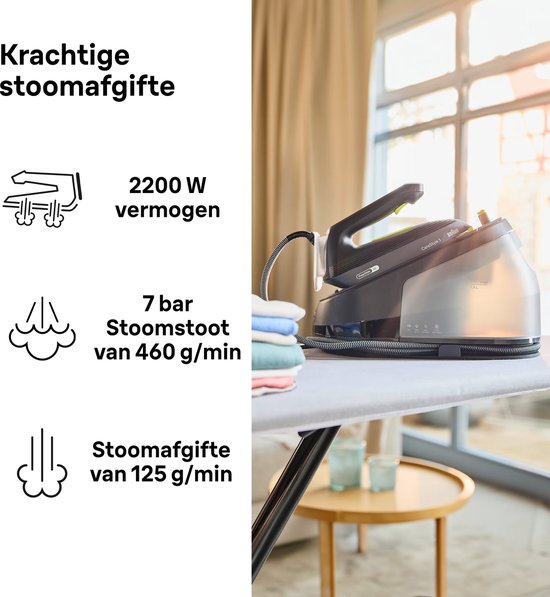 Braun CareStyle 3 IS3257BK Stoomgenerator 7.5 Bar 2200W Zwart