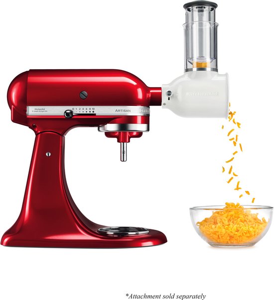 KitchenAid 5KSMVSA Voedselvermaler Groentesnijder En Rasp