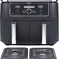 Ninja Foodi AF400EU Dubbele Airfryer XXL 9.5L Zwart