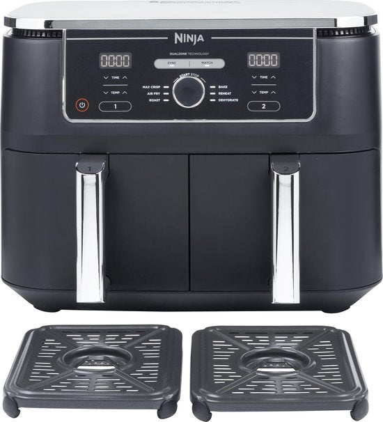 Ninja Foodi AF400EU Dubbele Airfryer XXL 9.5L Zwart