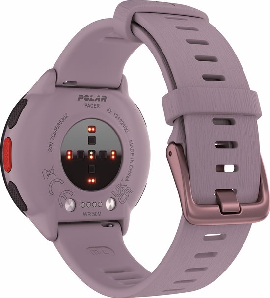 Polar Pacer GPS Hardloophorloge - Premium Sportwatch - Purple Dusk S-L