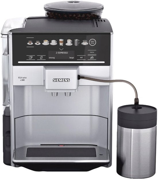 Siemens EQ6 Plus S300 TE653M11RW Volautomatische Espressomachine