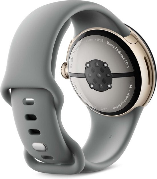 Google Pixel Watch 3 Smartwatch 41mm: Geavanceerd Actua-scherm, Fitbit-integratie, GPS, Champagne Goud