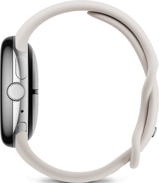 Google Pixel Watch 3 Geavanceerde Smartwatch 45mm - Zilver/Porselein met Fitbit Integratie