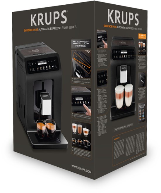 Krups Evidence Plus EA8948 Volautomatische Espressomachine 1450W 2.5L
