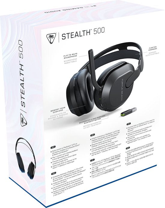 Turtle Beach Stealth 500 Draadloze Gaming Headset: Multiplatform Comfort en Geluid