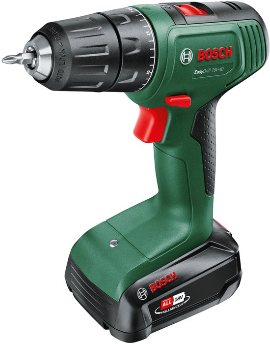 Bosch EasyDrill 18V-40 Accuschroefboormachine 18V Li-Ion Accu Lader