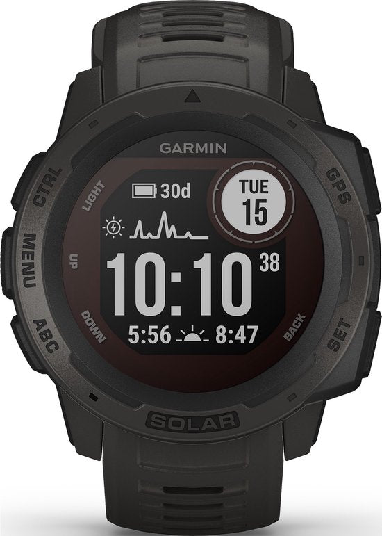 Garmin Instinct Solar 010-02293-00 Smartwatch Graphite