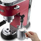 De'Longhi Dedica Style EC685.R Compacte Pistonmachine Rood voor Perfecte Espresso