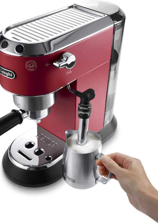 De'Longhi Dedica Style EC685.R Compacte Pistonmachine Rood voor Perfecte Espresso