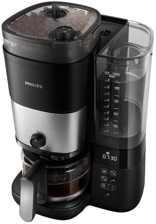 Philips All-in-1 Brew Filter Koffiezetapparaat HD7900/50 met Molen Zwart