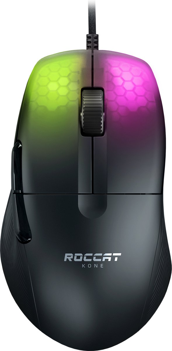 ROCCAT KONE Pro Ultralichte Bedrade Gaming Muis met Optische Sensor Zwart