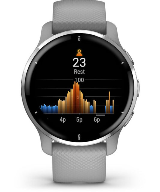 Garmin Venu 2 Plus Health Smartwatch - Powder Gray EAN:  0753759280918 
