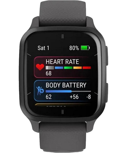 Garmin Venu Sq 2 - Health Smartwatch - Amoled display - 10 dagen batterij - Grijs EAN: 0753759304829