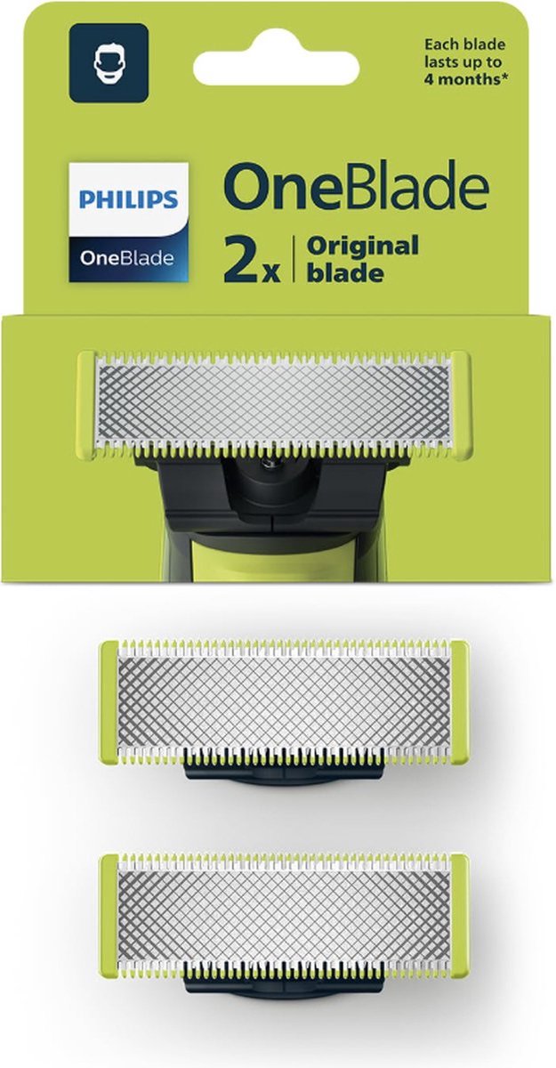Philips OneBlade Original QP250/50 Vervangmesjes: 5 Stuks Duurzame Precisie Scheermesjes