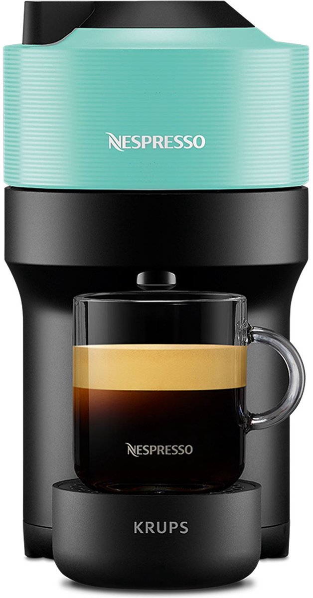 Krups Nespresso Vertuo POP XN9204 Koffiecupmachine Aqua Mint Compact Design