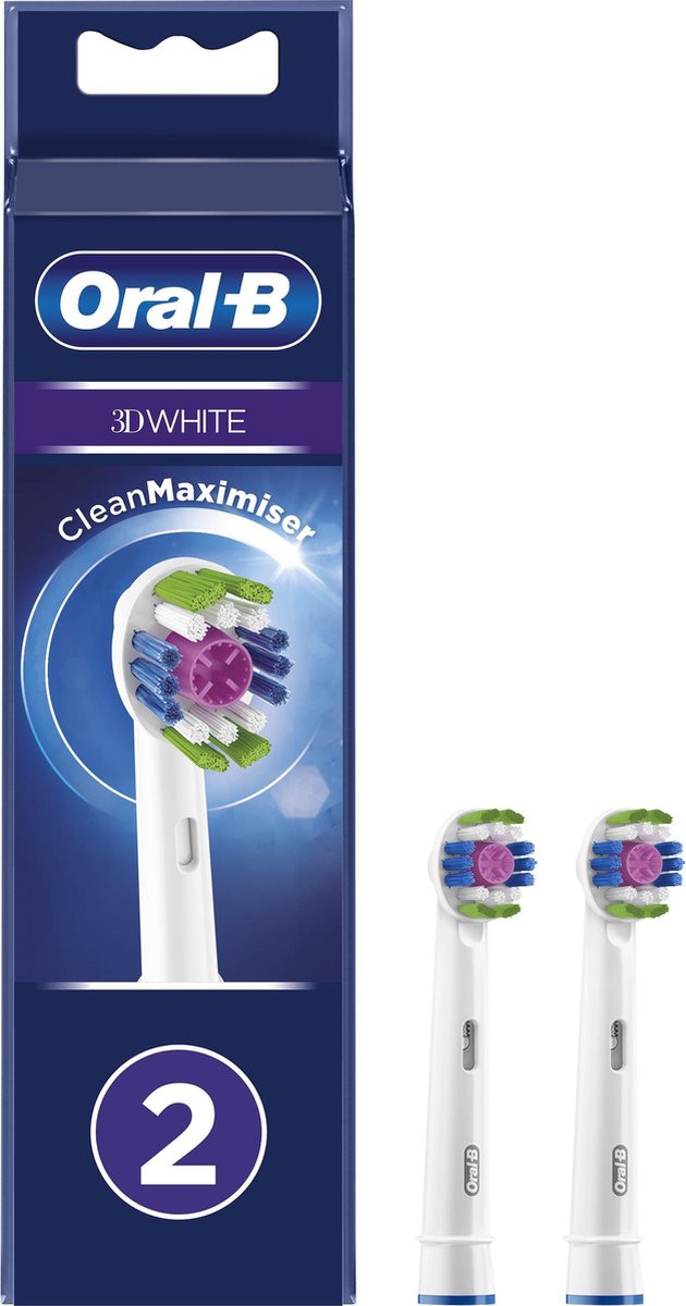 Oral-B 3D White Opzetborstels 8 Stuks